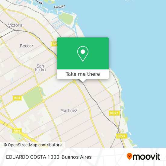 EDUARDO COSTA 1000 map