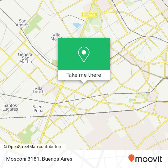 Mosconi 3181 map