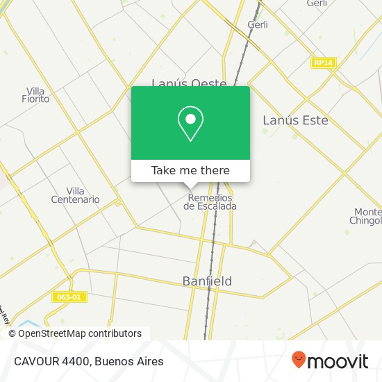 CAVOUR 4400 map