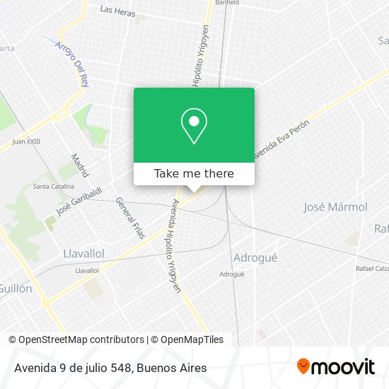 Mapa de Avenida 9 de julio 548