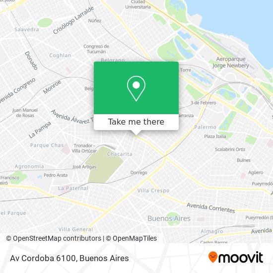 Av Cordoba 6100 map