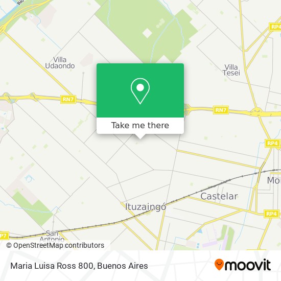 Mapa de Maria Luisa Ross 800