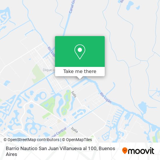 Barrio Nautico San Juan   Villanueva al 100 map
