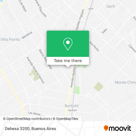 Mapa de Dehesa 3200