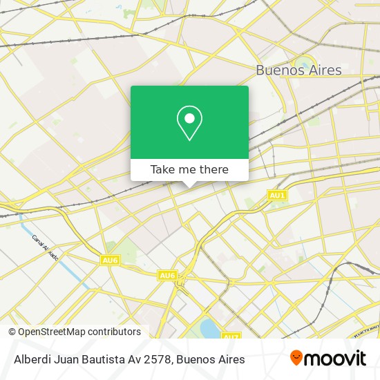 Alberdi  Juan Bautista Av  2578 map