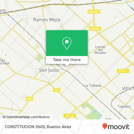 CONSTITUCION 3600 map