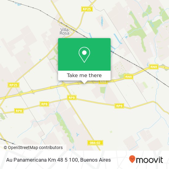 Au Panamericana Km 48 5 100 map