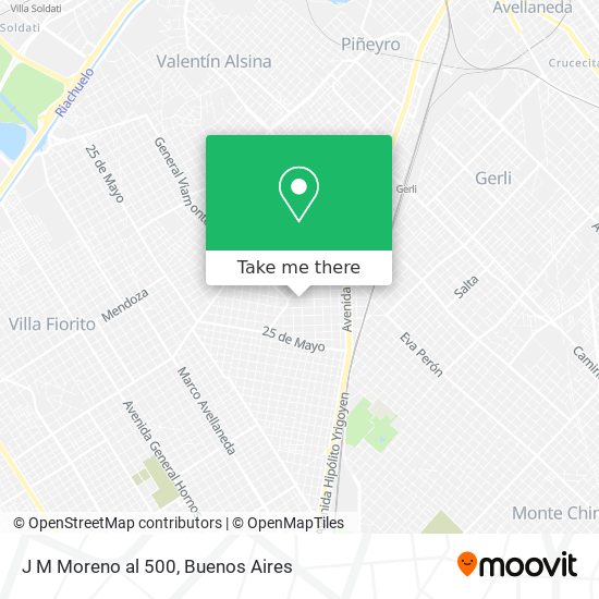 J  M  Moreno al 500 map
