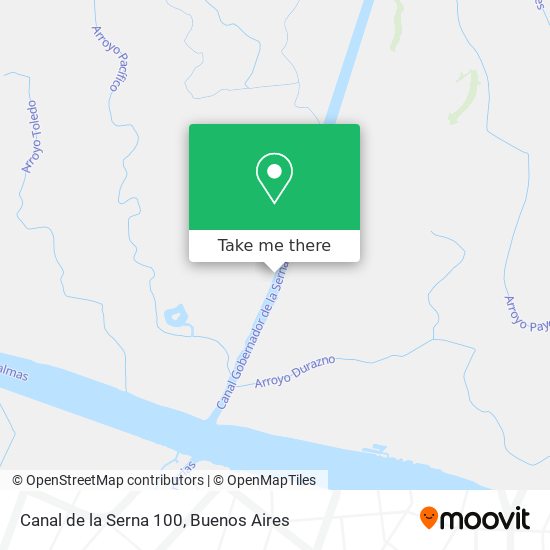 Canal de la Serna 100 map