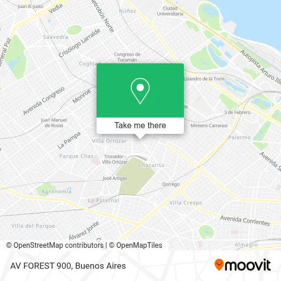 AV FOREST 900 map