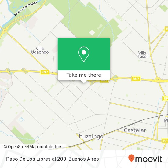 Paso De Los Libres al 200 map