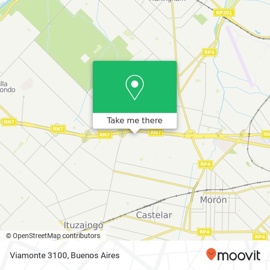 Viamonte 3100 map
