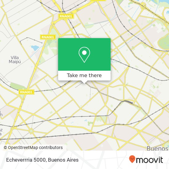 Echeverrria 5000 map