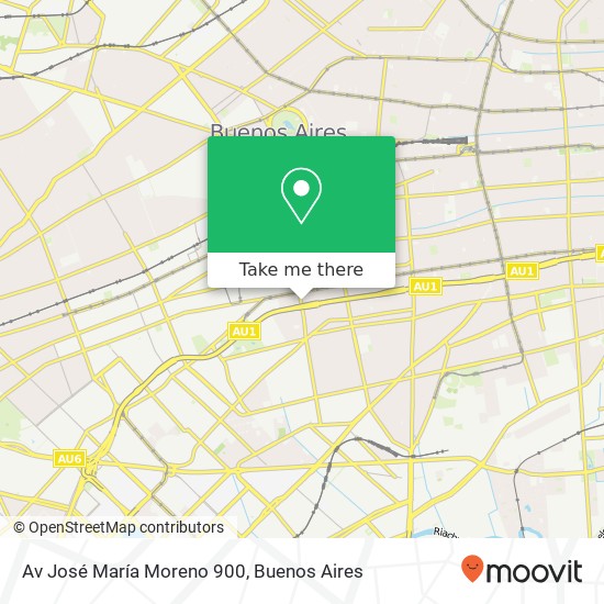 Mapa de Av  José María Moreno 900