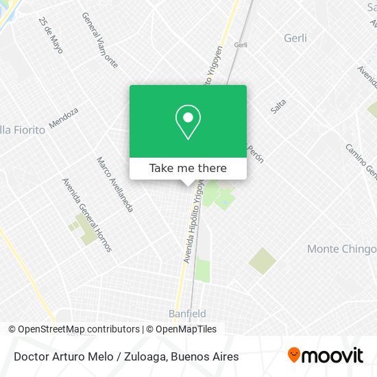 Mapa de Doctor Arturo Melo / Zuloaga