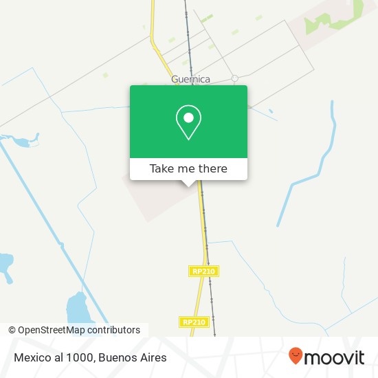 Mapa de Mexico al 1000