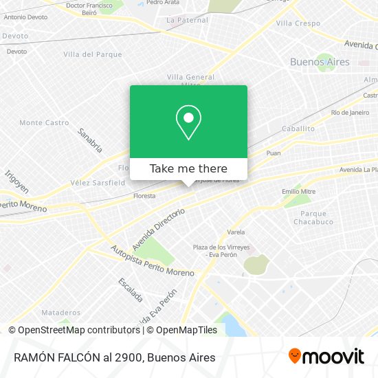 Mapa de RAMÓN FALCÓN al 2900