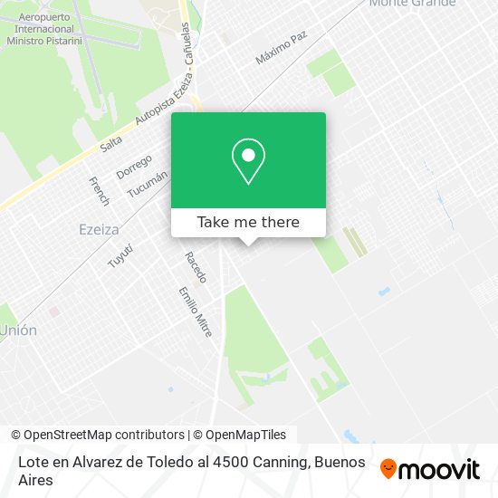 Lote en Alvarez de Toledo al 4500  Canning map