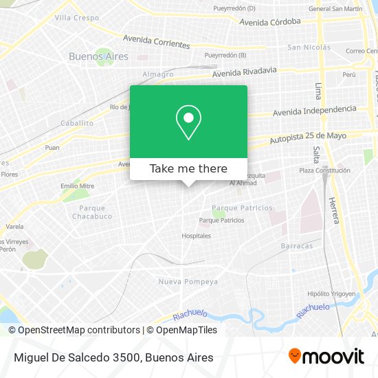 Miguel De Salcedo 3500 map