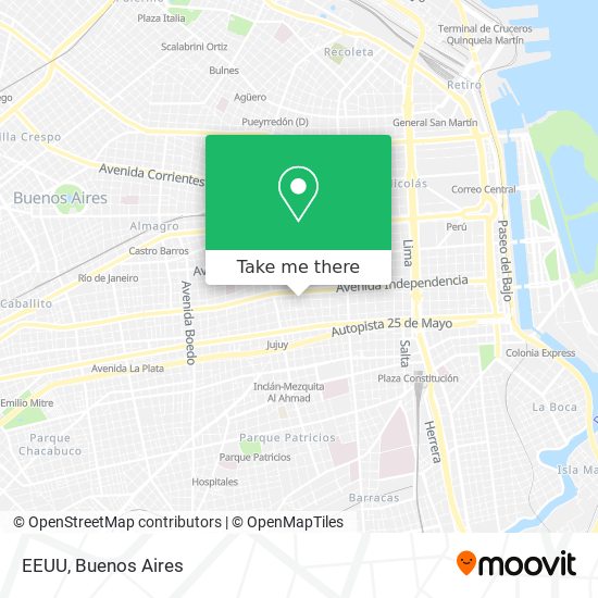 Mapa de EEUU
