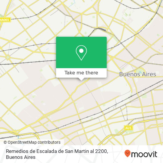 Mapa de Remedios de Escalada de San Martin al 2200