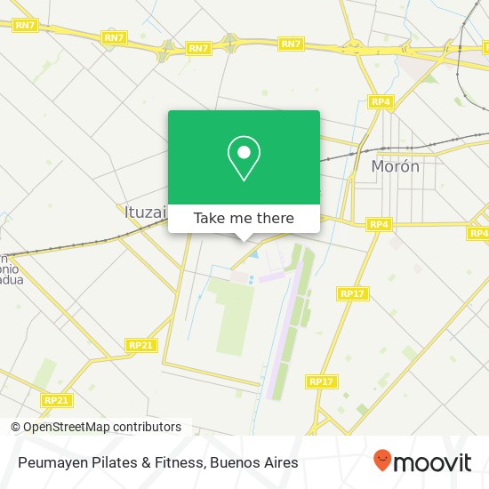 Mapa de Peumayen Pilates & Fitness