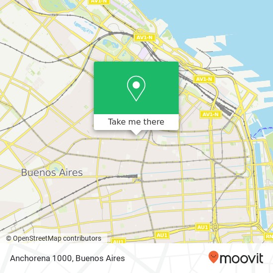 Anchorena 1000 map