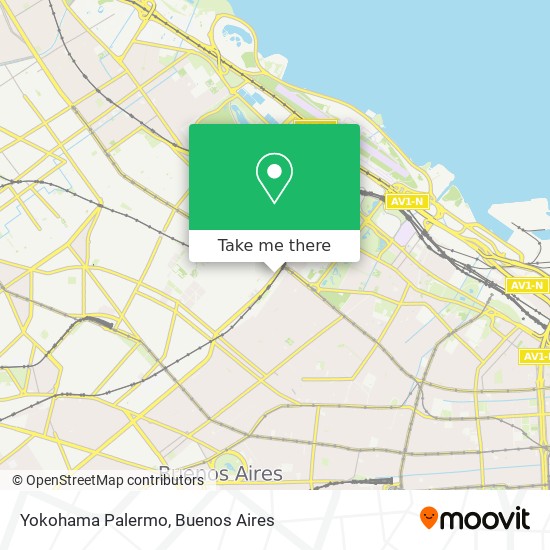 Yokohama Palermo map