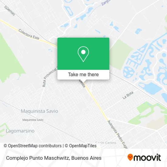 Mapa de Complejo Punto Maschwitz