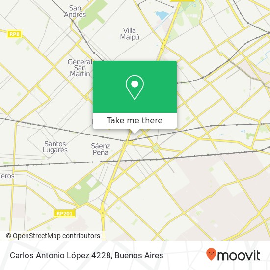 Carlos Antonio López 4228 map