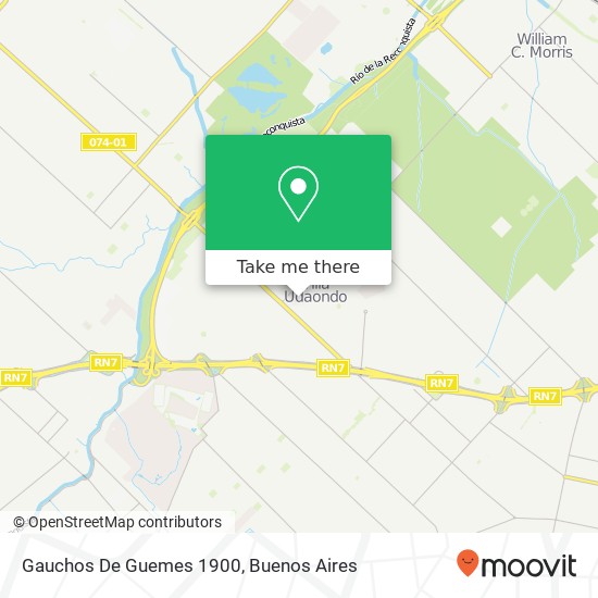 Mapa de Gauchos De Guemes 1900