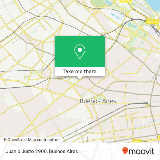 Juan b Justo 2900 map