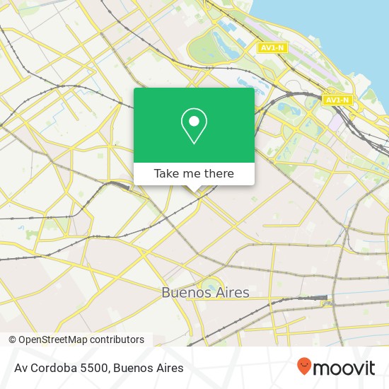 Av Cordoba 5500 map