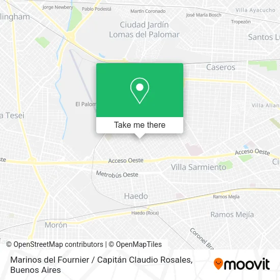 Mapa de Marinos del Fournier / Capitán Claudio Rosales