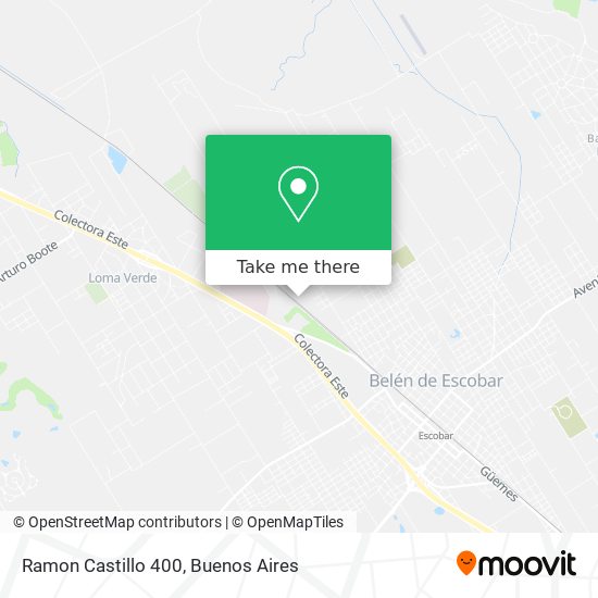 Mapa de Ramon Castillo 400