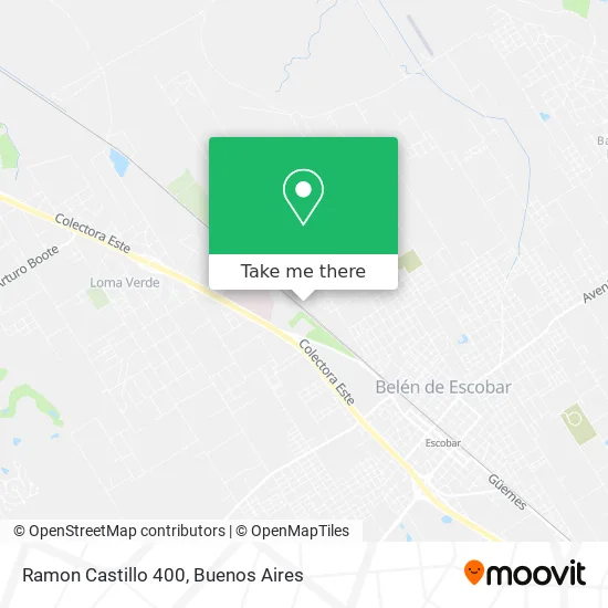 Ramon Castillo 400 map