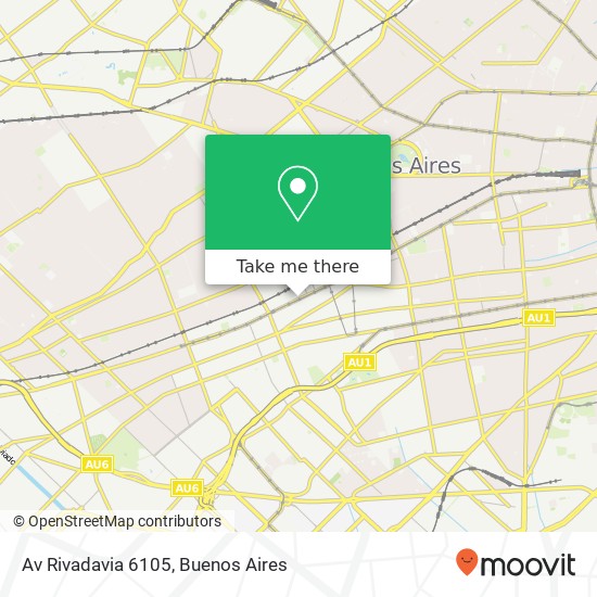Av  Rivadavia 6105 map