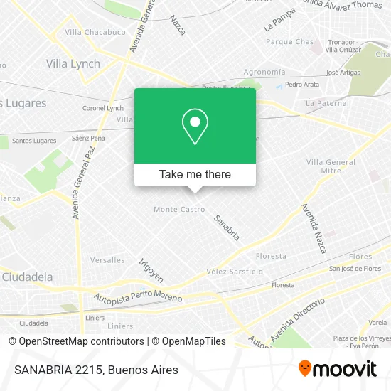 Mapa de SANABRIA 2215