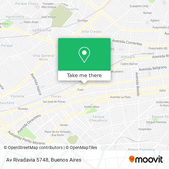 Mapa de Av  Rivadavia 5748