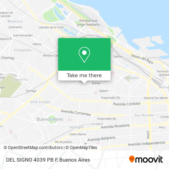 DEL SIGNO 4039 PB F map