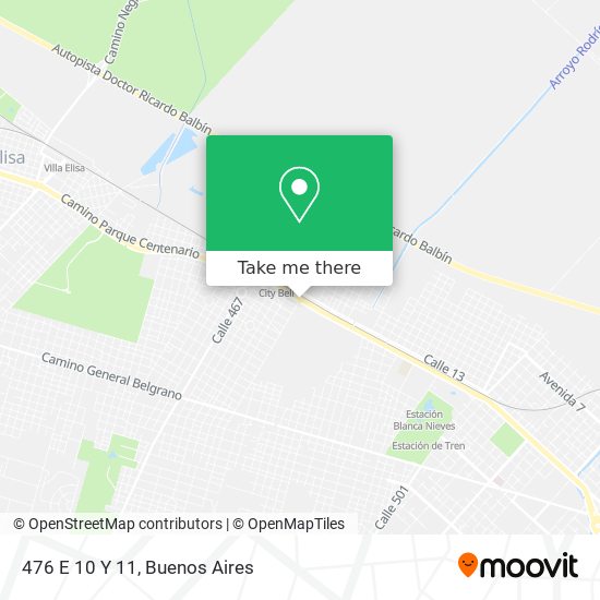 Mapa de 476 E  10 Y 11