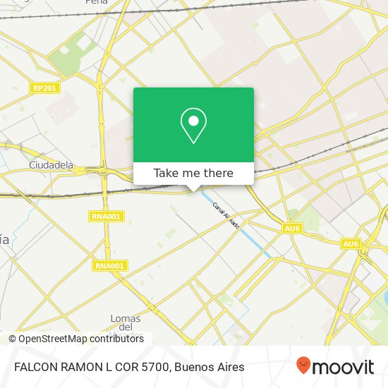 Mapa de FALCON  RAMON L   COR  5700