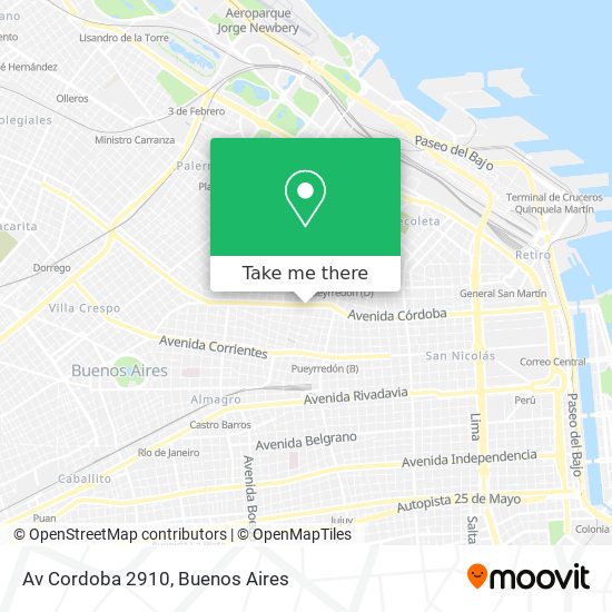 Av  Cordoba 2910 map