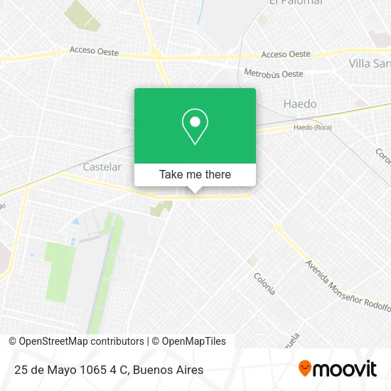 Mapa de 25 de Mayo 1065  4 C