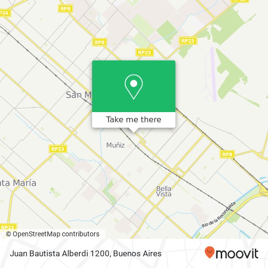 Juan Bautista Alberdi  1200 map