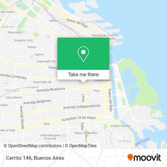 Cerrito 146 map