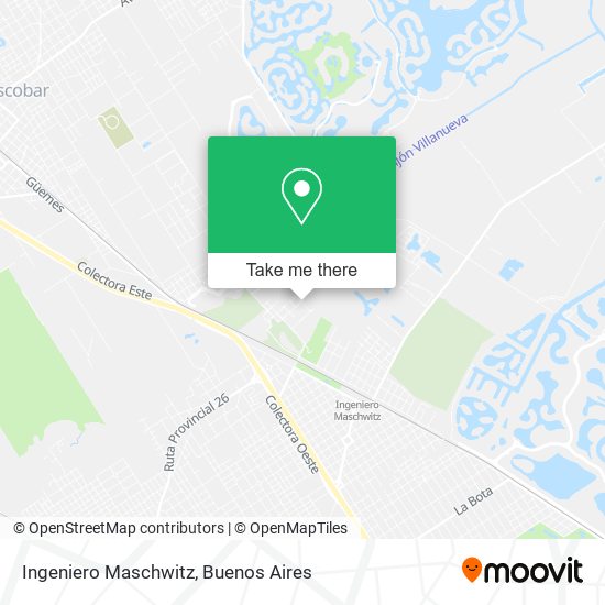 Mapa de Ingeniero Maschwitz