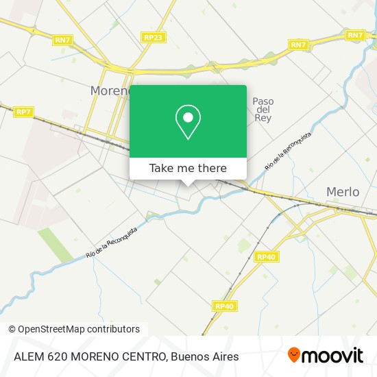 ALEM 620 MORENO CENTRO map