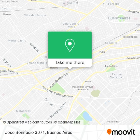 Jose Bonifacio 3071 map