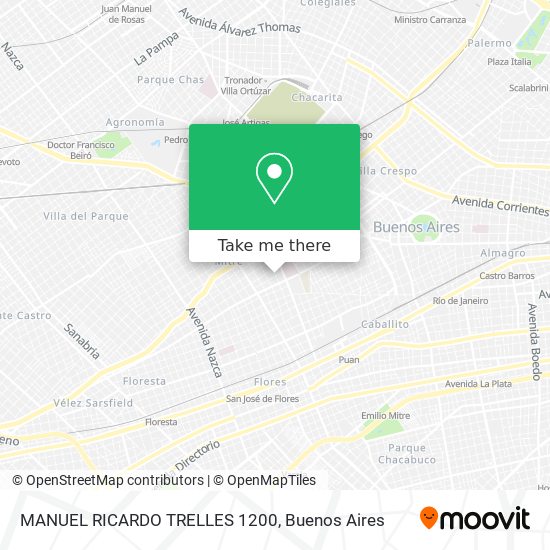 MANUEL RICARDO TRELLES 1200 map